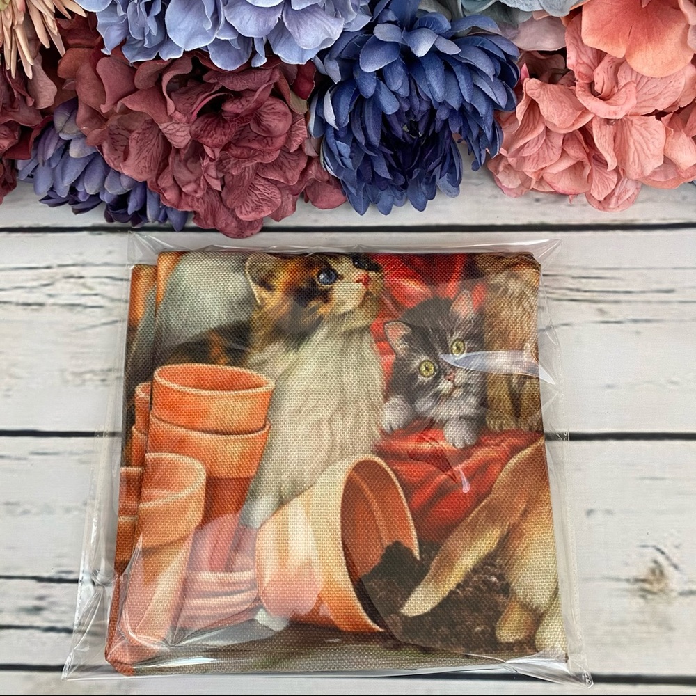 Eco-Friendly Naughty Kittens Folding Tote Bag - Picture 11 of 16